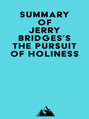 cover image of Summary of Jerry Bridges's the Pursuit of Holiness